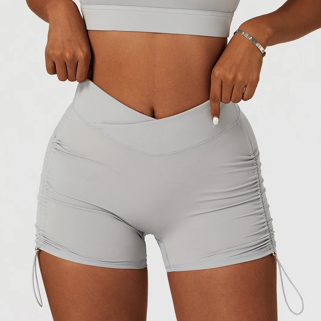 Drawstring sports shorts