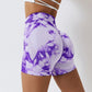 Tie-dye seamless sport shorts