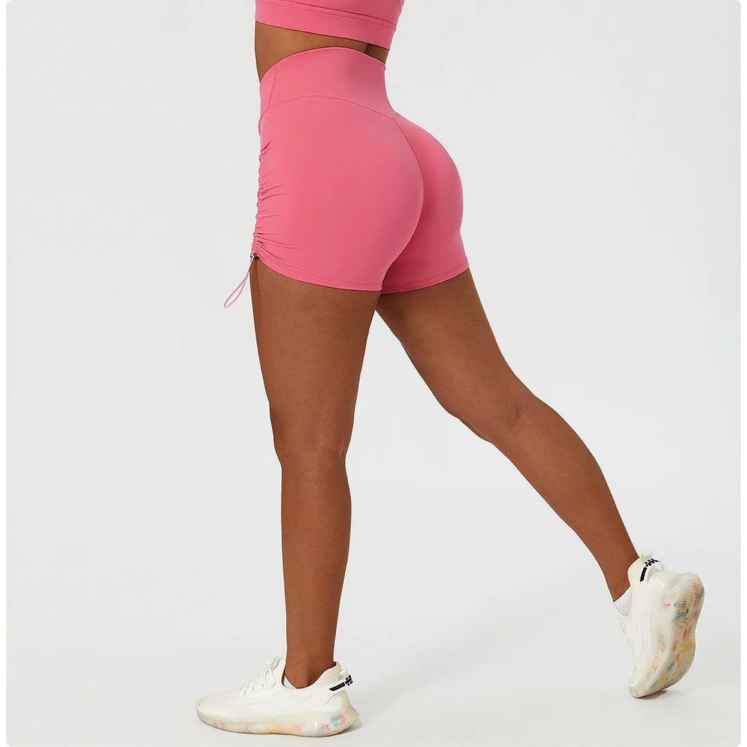 Drawstring sports shorts