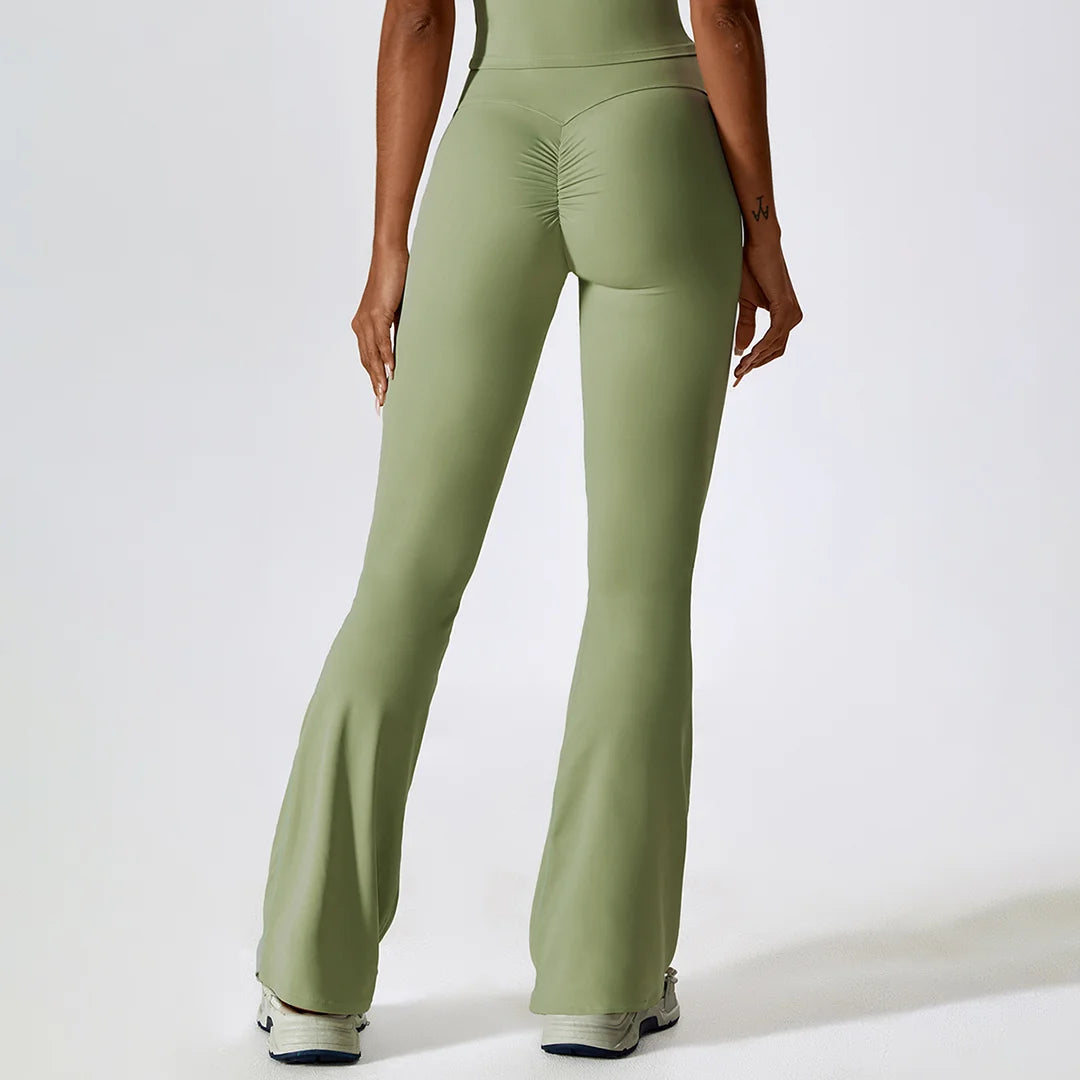 High Rise Flare Pants