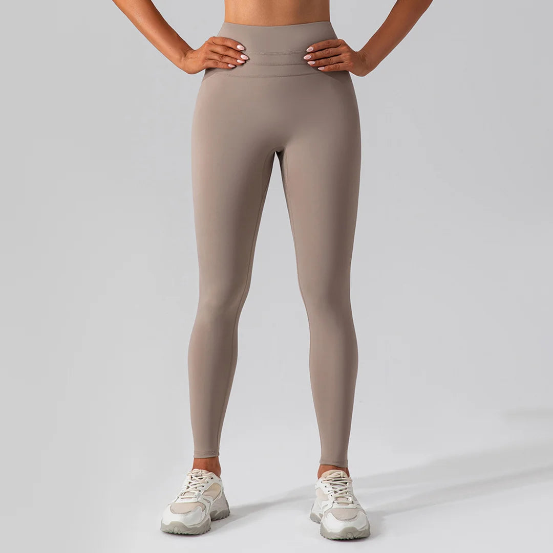 Scrunched High-waist leggings