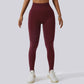 Seamless hip-lift sports leggings