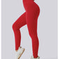 Seamless hip-lift sports leggings