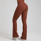 High stretch sports flared pants