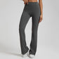 High stretch sports flared pants