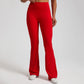 High stretch sports flared pants