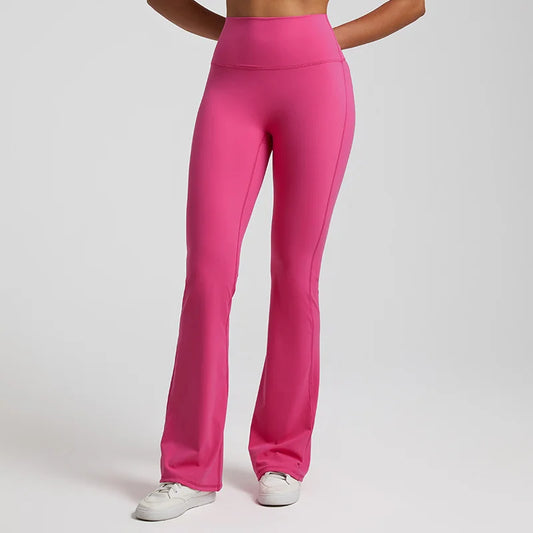 High stretch sports flared pants