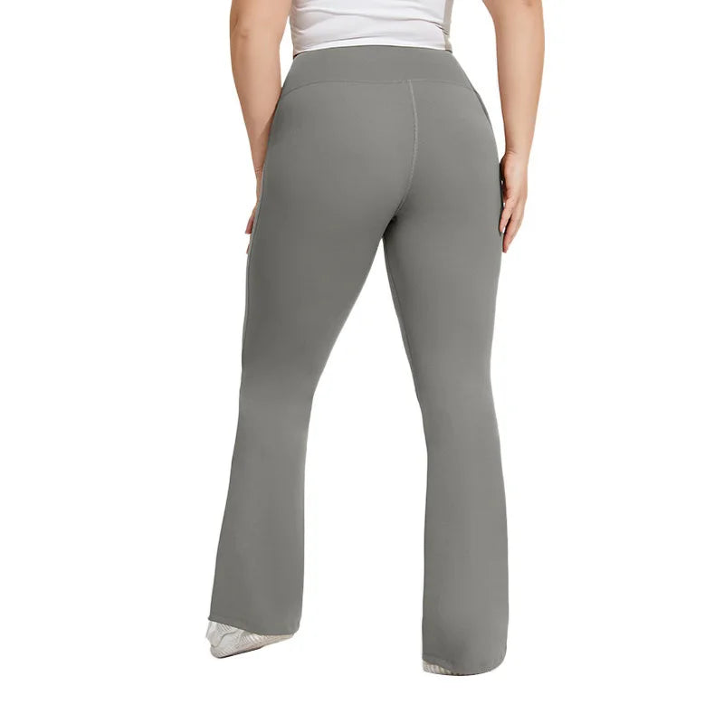 Plus-size flared pants