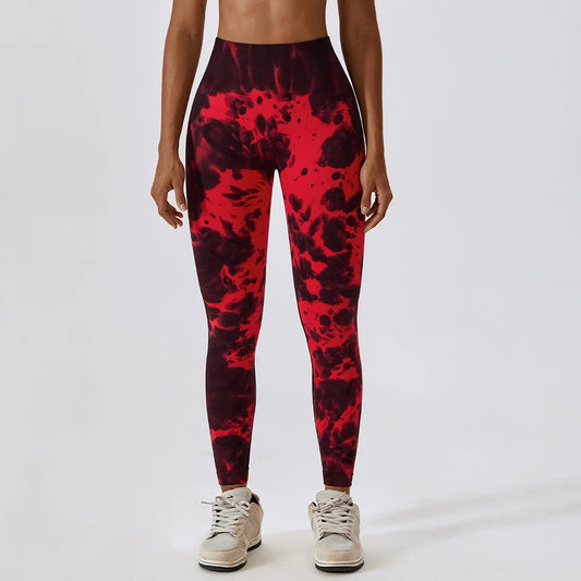 Tie- Dye Seamless Yoga leggings