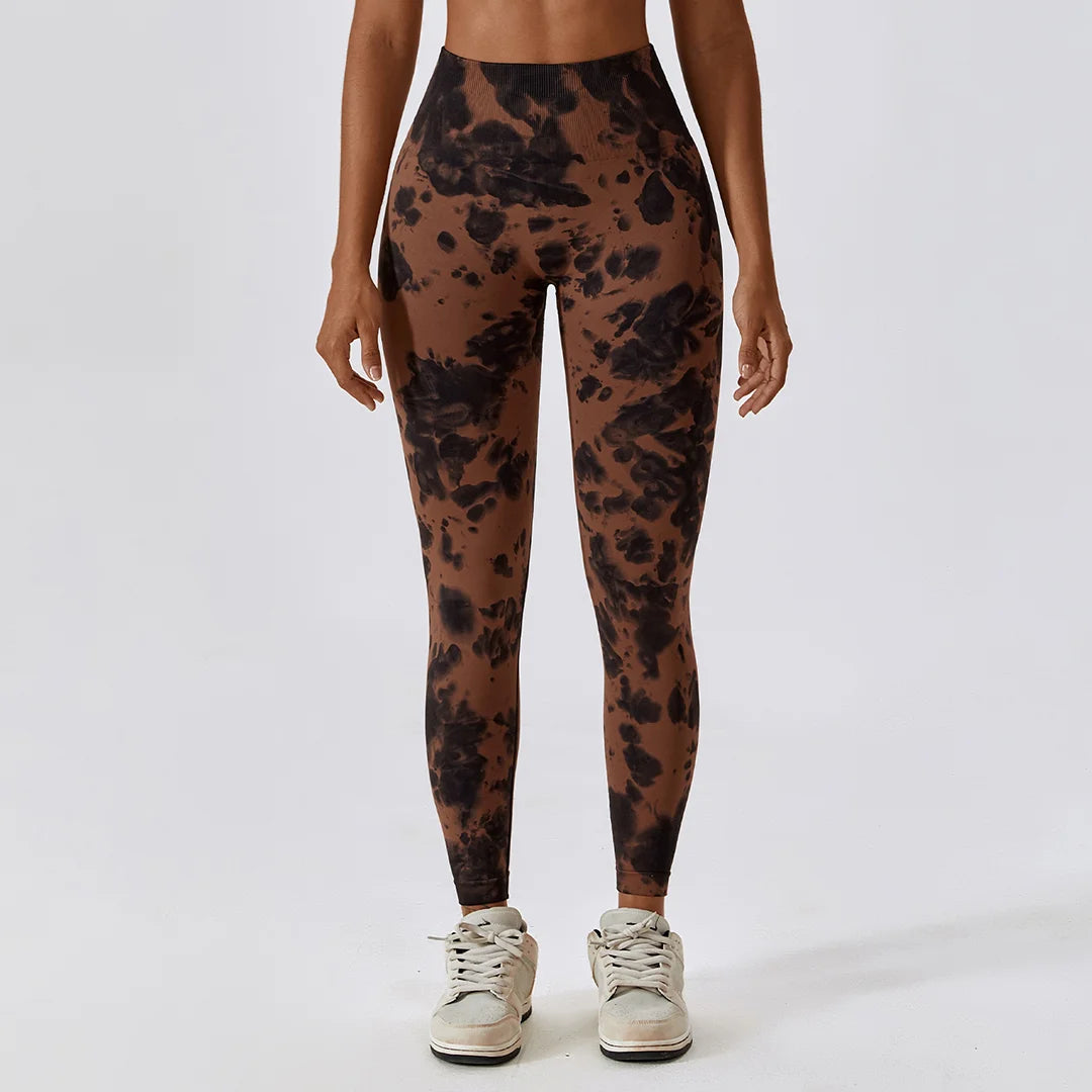 Tie- Dye Seamless Yoga leggings