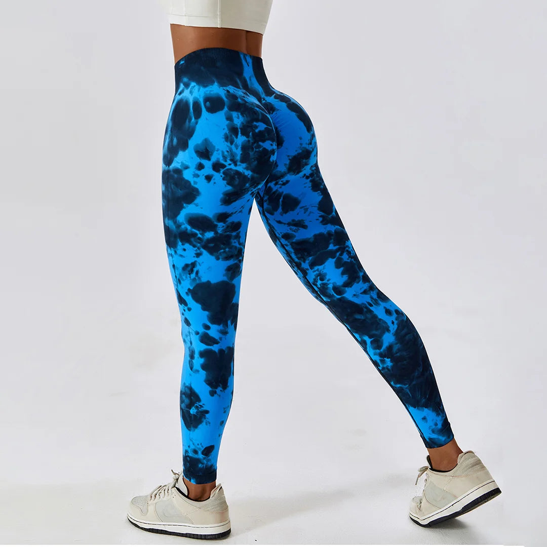 Tie- Dye Seamless Yoga leggings