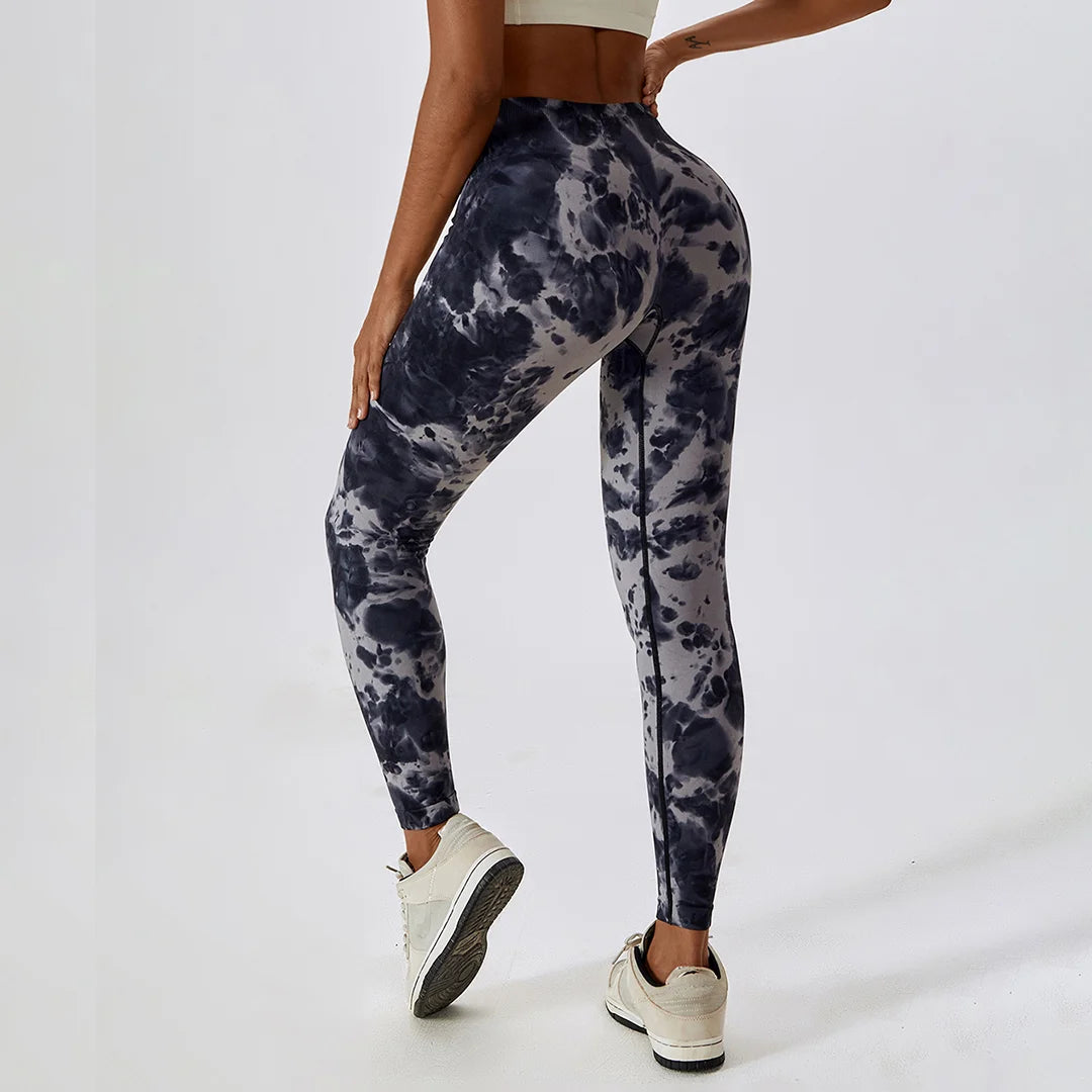 Tie- Dye Seamless Yoga leggings