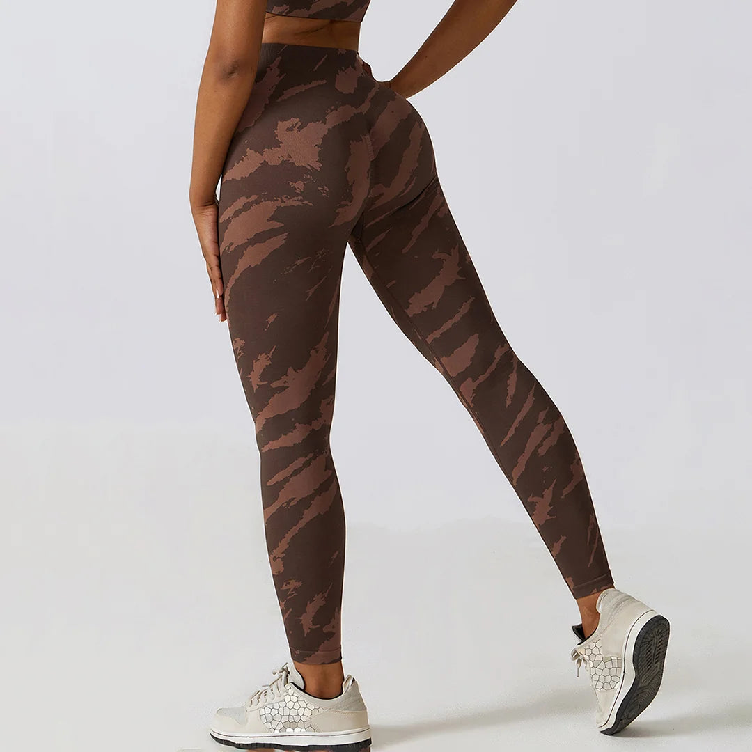 Printed yoga leggings